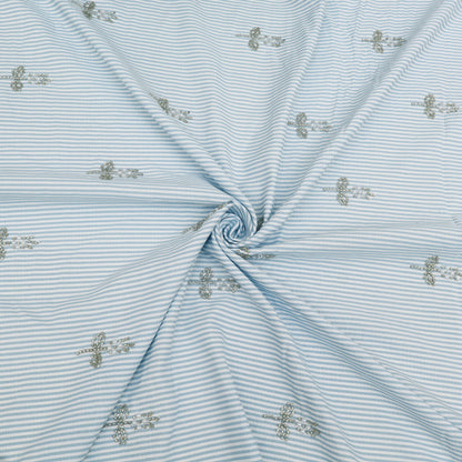 Linen Strip Embroidery Fabric