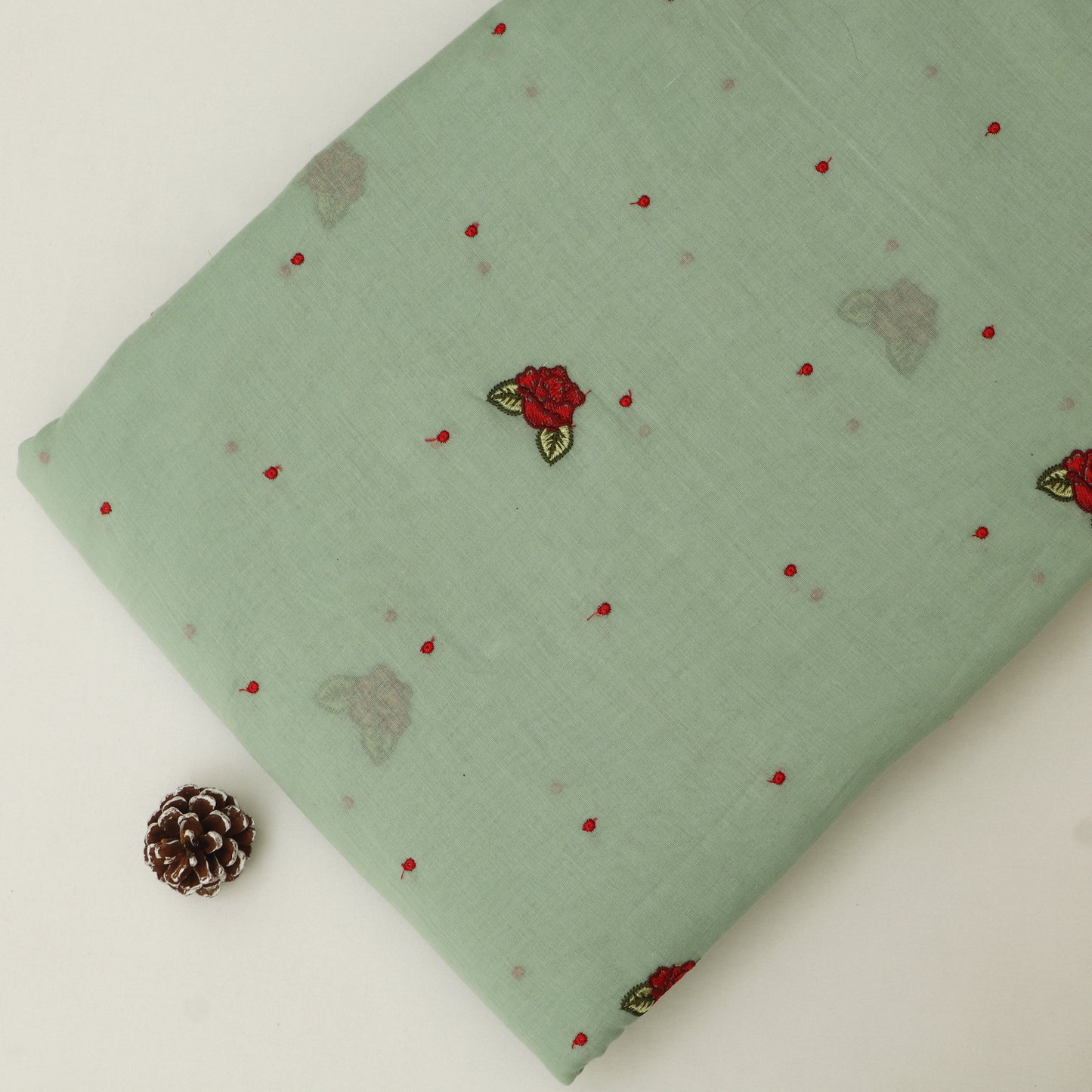 Cotton Linen Embroidery Fabric