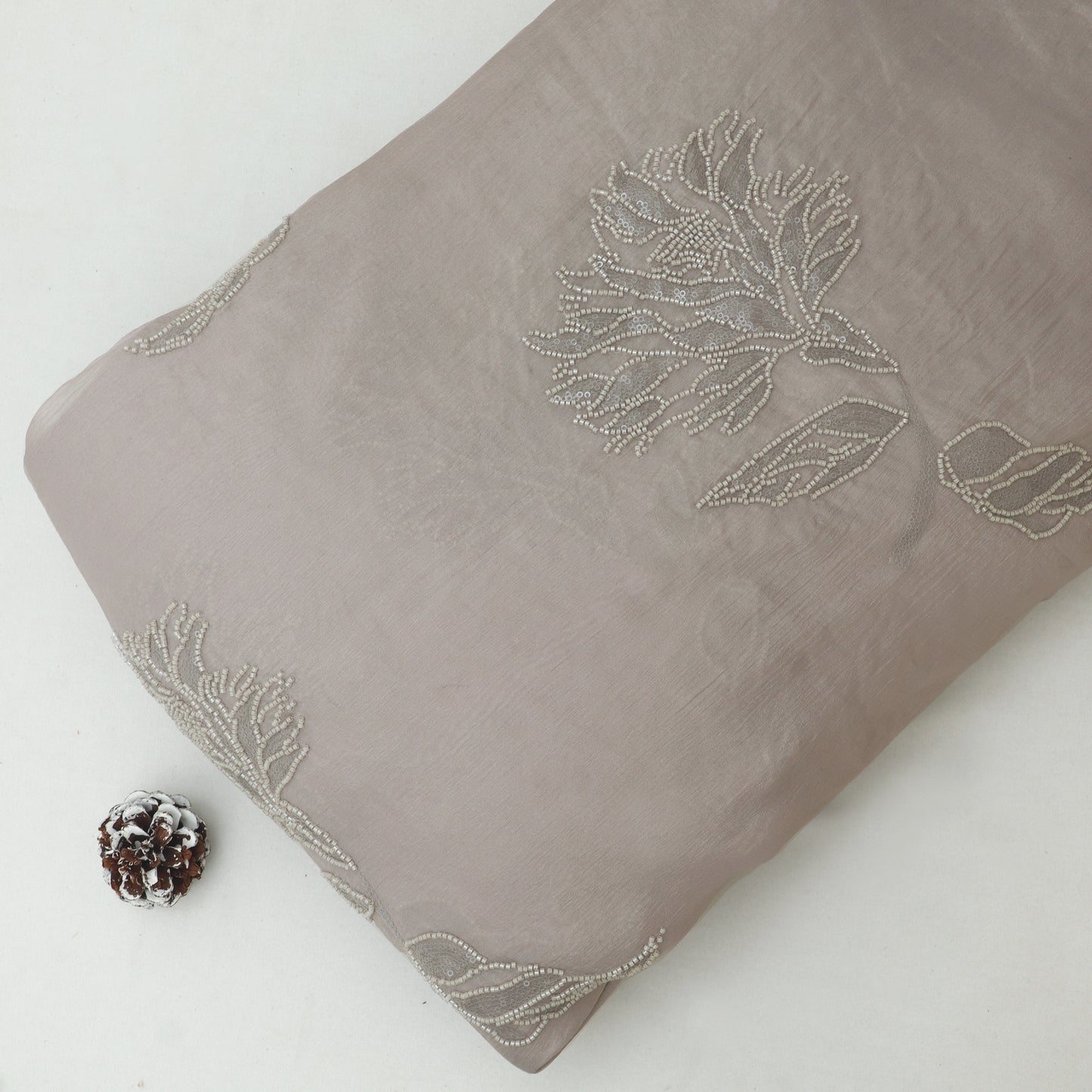 Crush Organza Embroidery Fabric