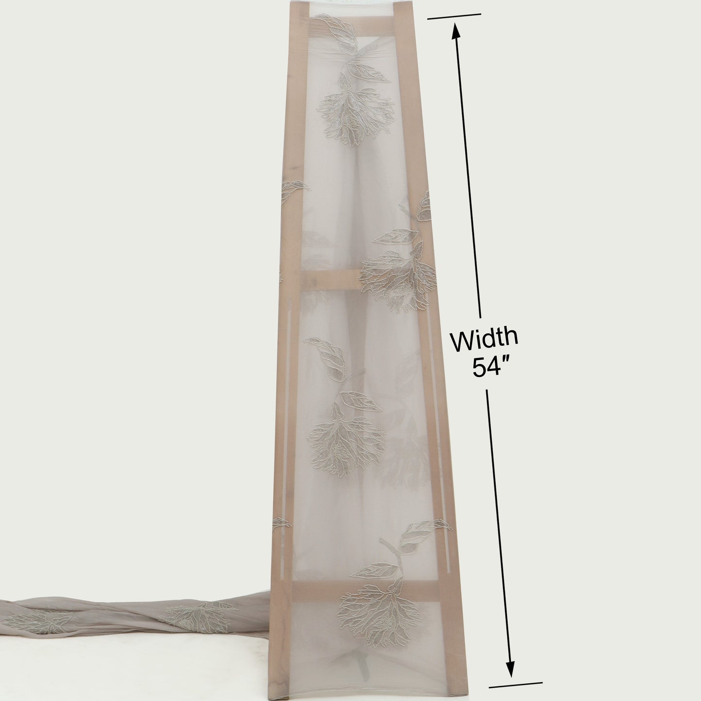 Crush Organza Embroidery Fabric