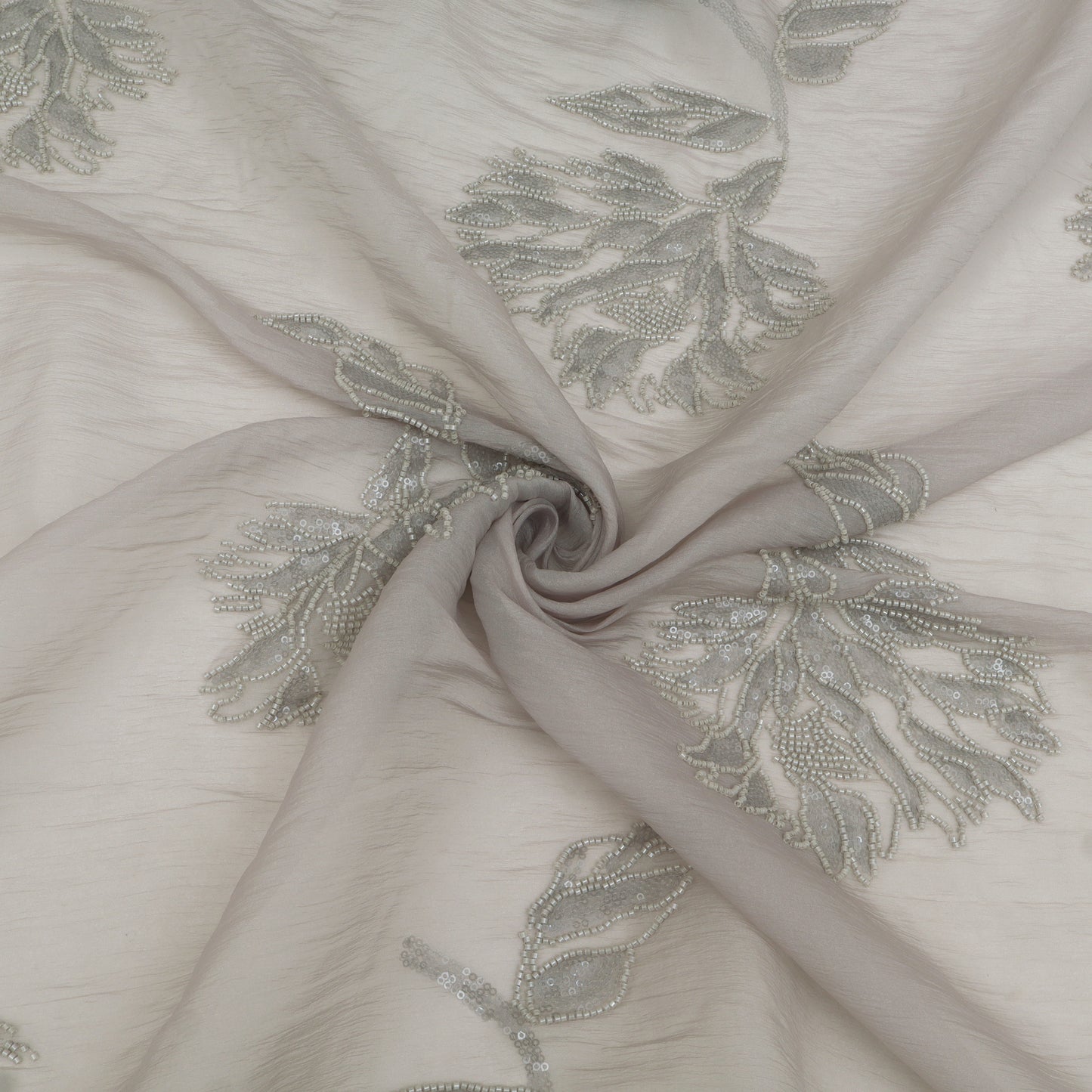 Crush Organza Embroidery Fabric