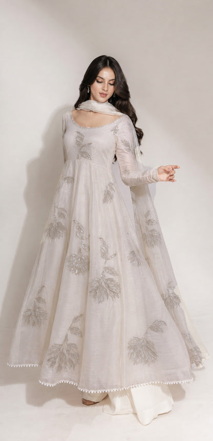 Crush Organza Embroidery Fabric