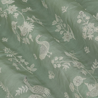 Slub Silk Embroidery