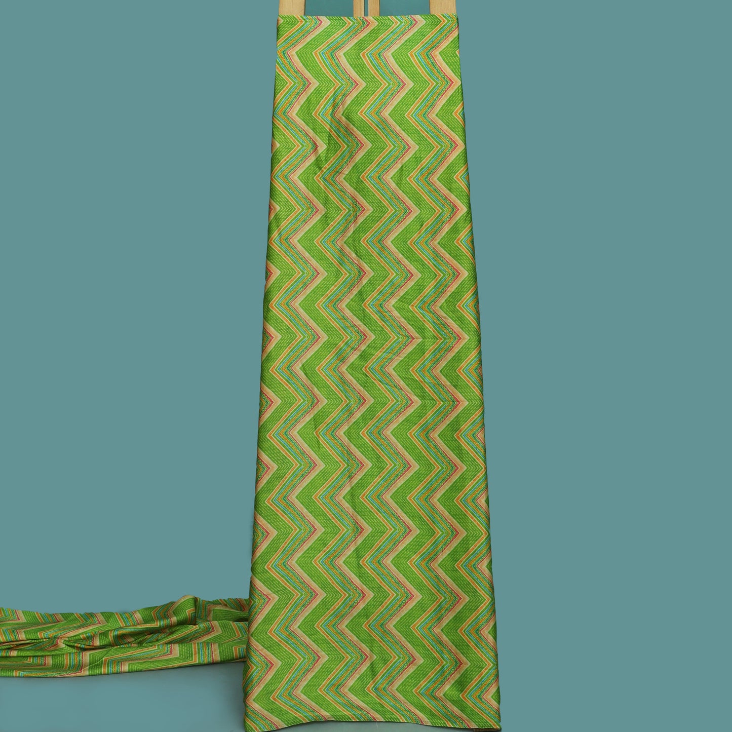 Multi Color Modal Satin Print Fabric