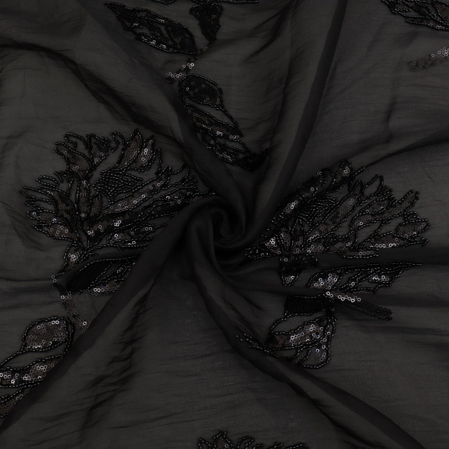 Crush Organza Embroidery Fabric