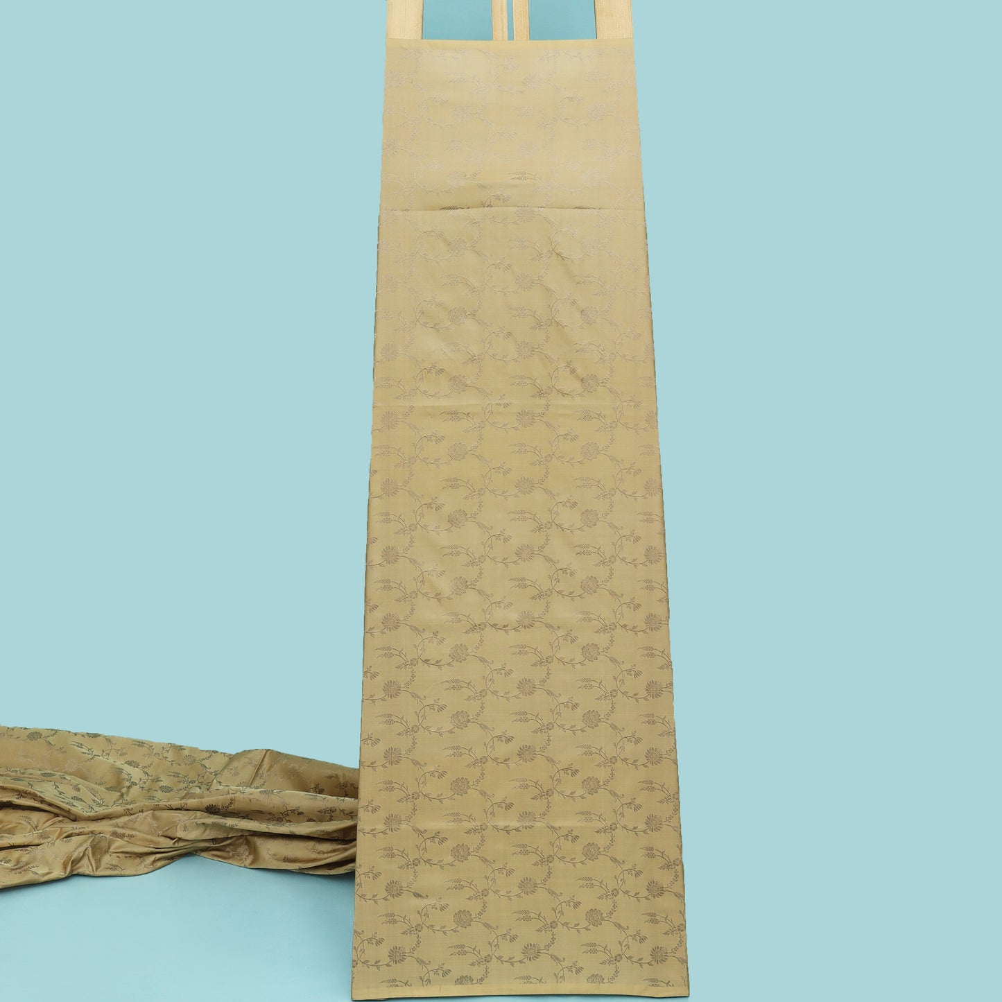 Beige Color Tanchui Brocade Fabric