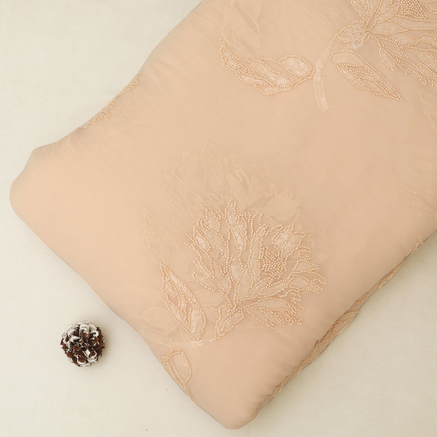 Crush Organza Embroidery Fabric