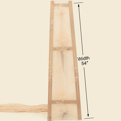 Crush Organza Embroidery Fabric