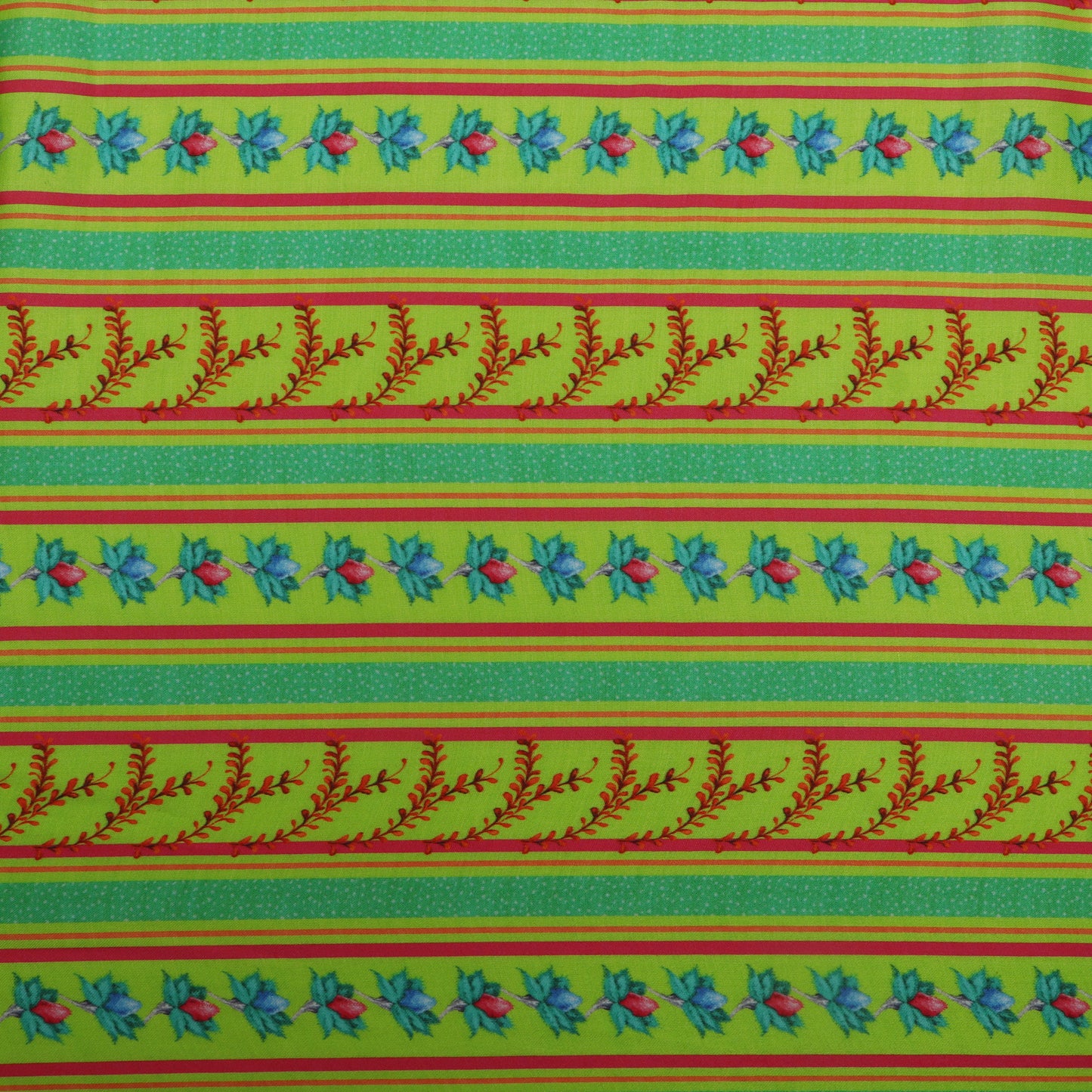 Multi Color Modal Satin Print Fabric