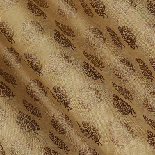 Beige Color Tanchui Brocade Fabric