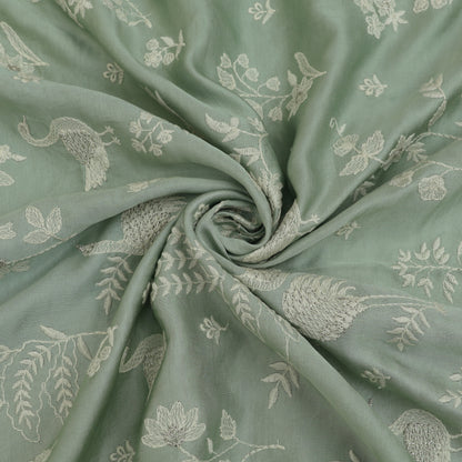 Slub Silk Embroidery