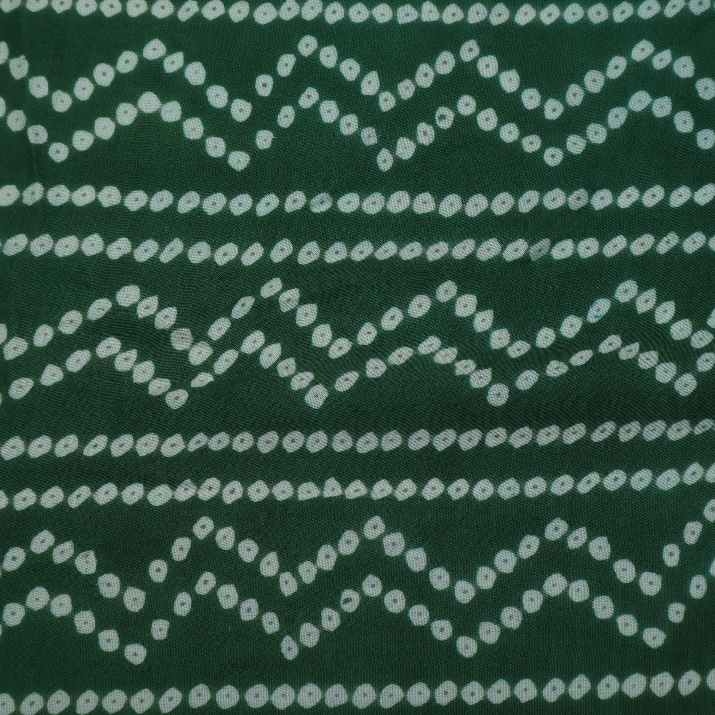 Green Color Modal Satin Print Fabric