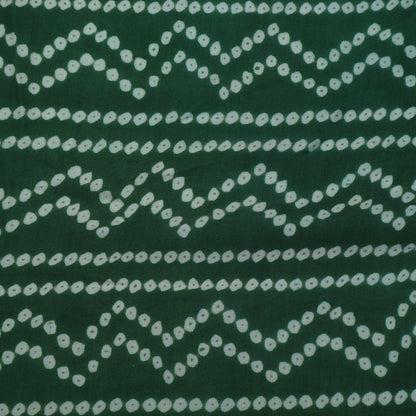 Green Color Modal Satin Print Fabric