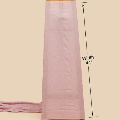 Slub Silk Embroidery Fabric