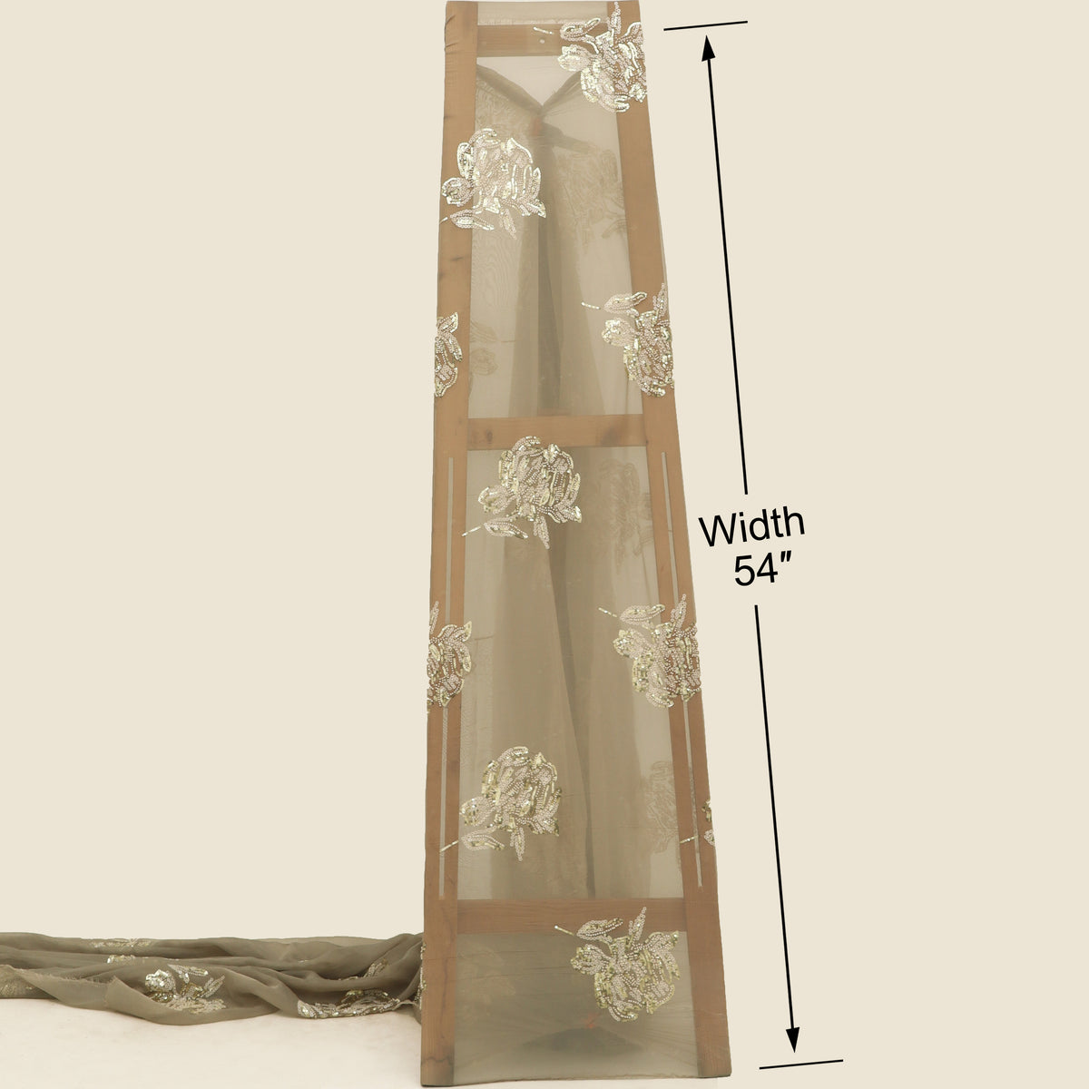 Organza Embroidery Fabric
