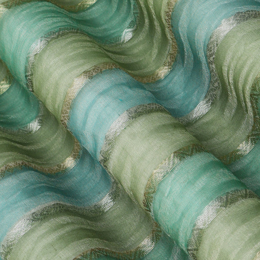 Crush Tissue Stripe Fabric