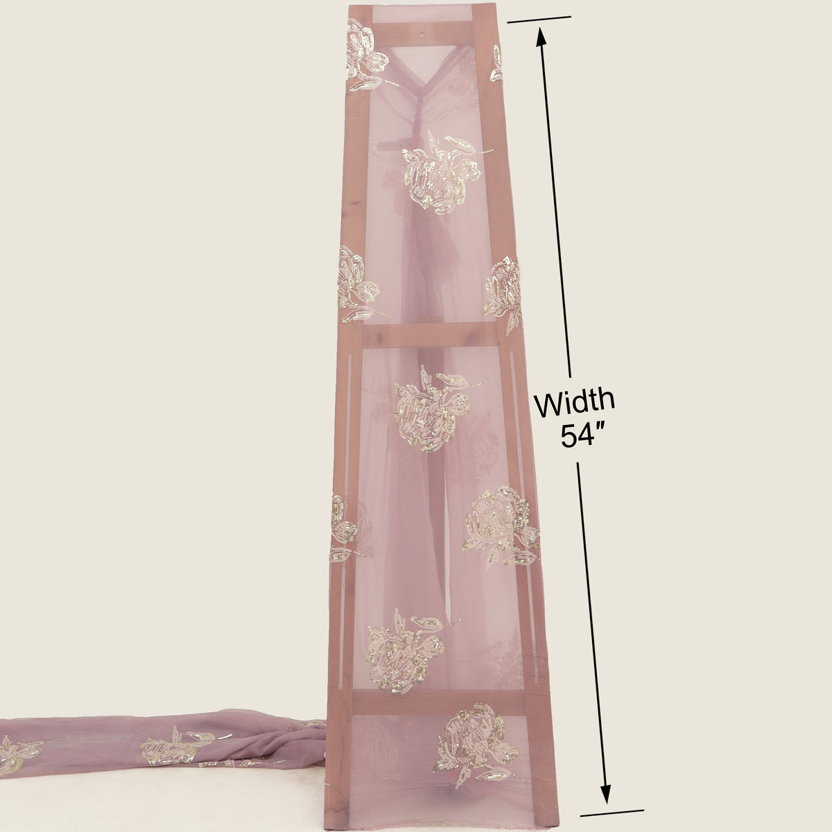 Organza Embroidery Fabric