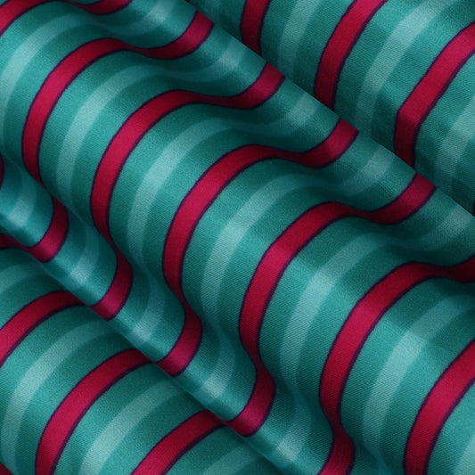 Multi Color Modal Satin Print Fabric