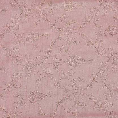 Slub Silk Embroidery Fabric