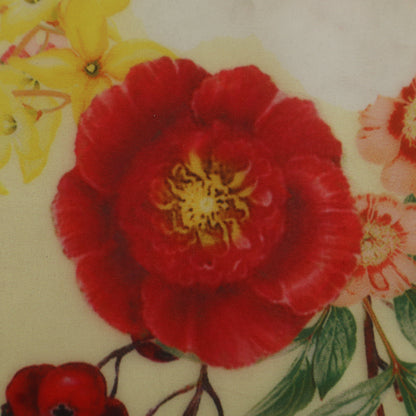 Multicolor Satin Organza Print Fabric