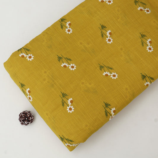 Cotton Linen Embroidery Fabric