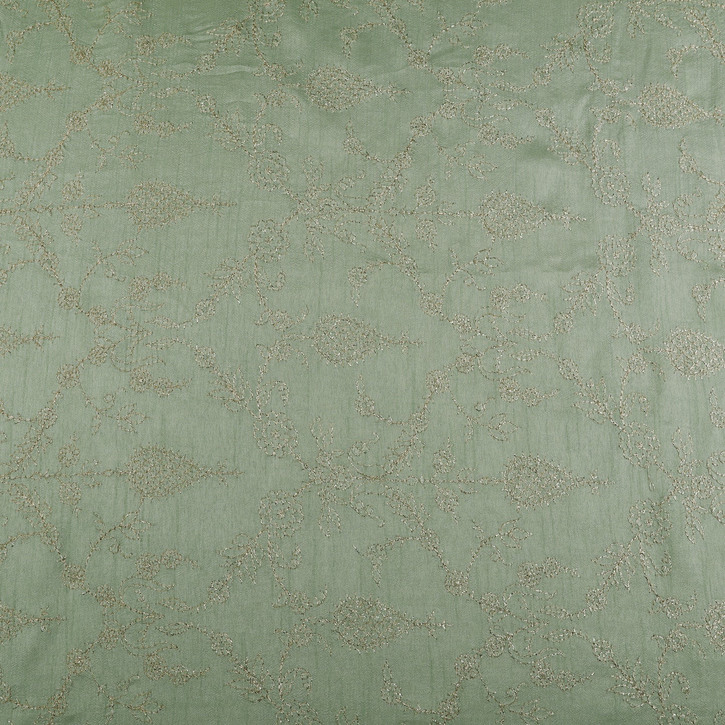 Slub Silk Embroidery Fabric