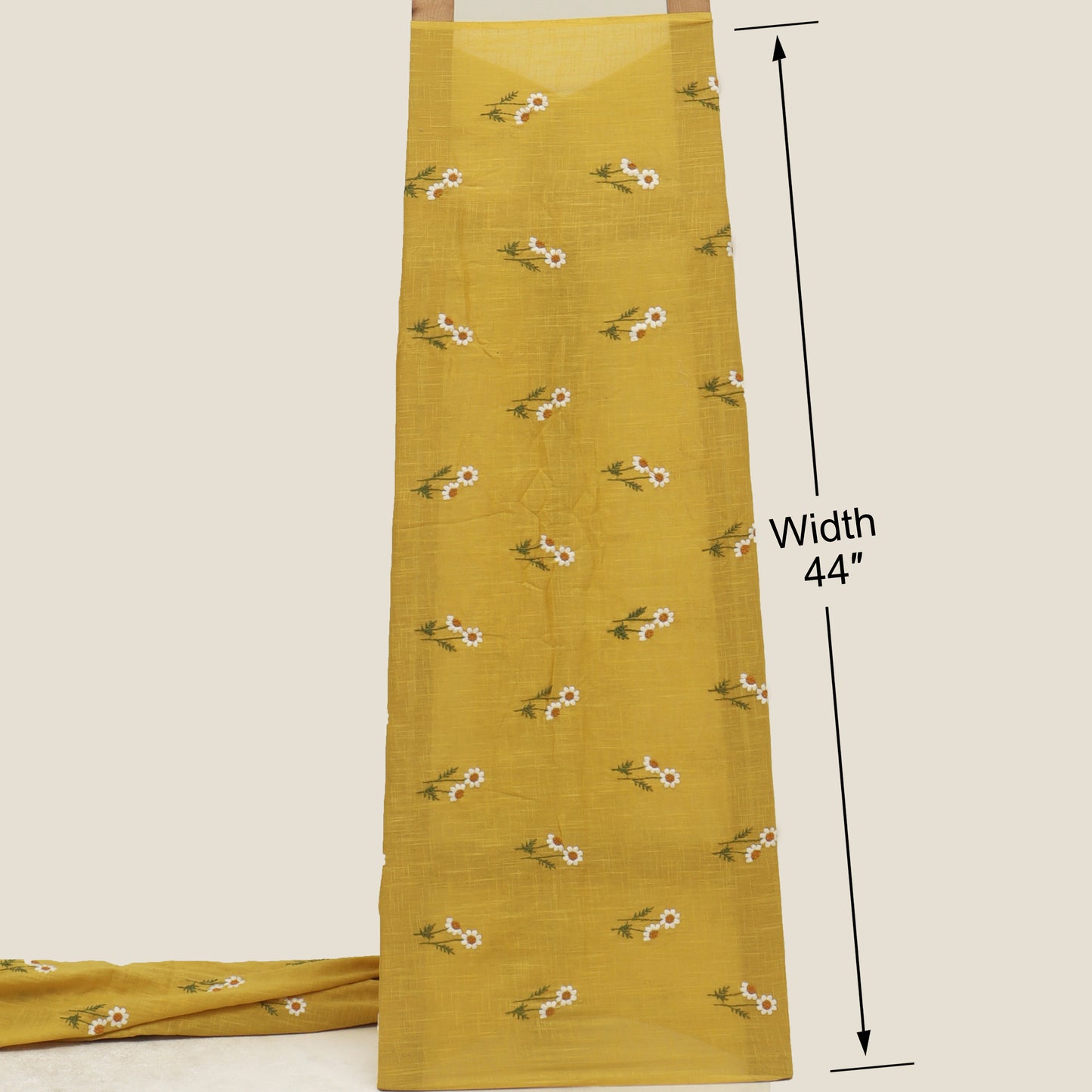 Cotton Linen Embroidery Fabric