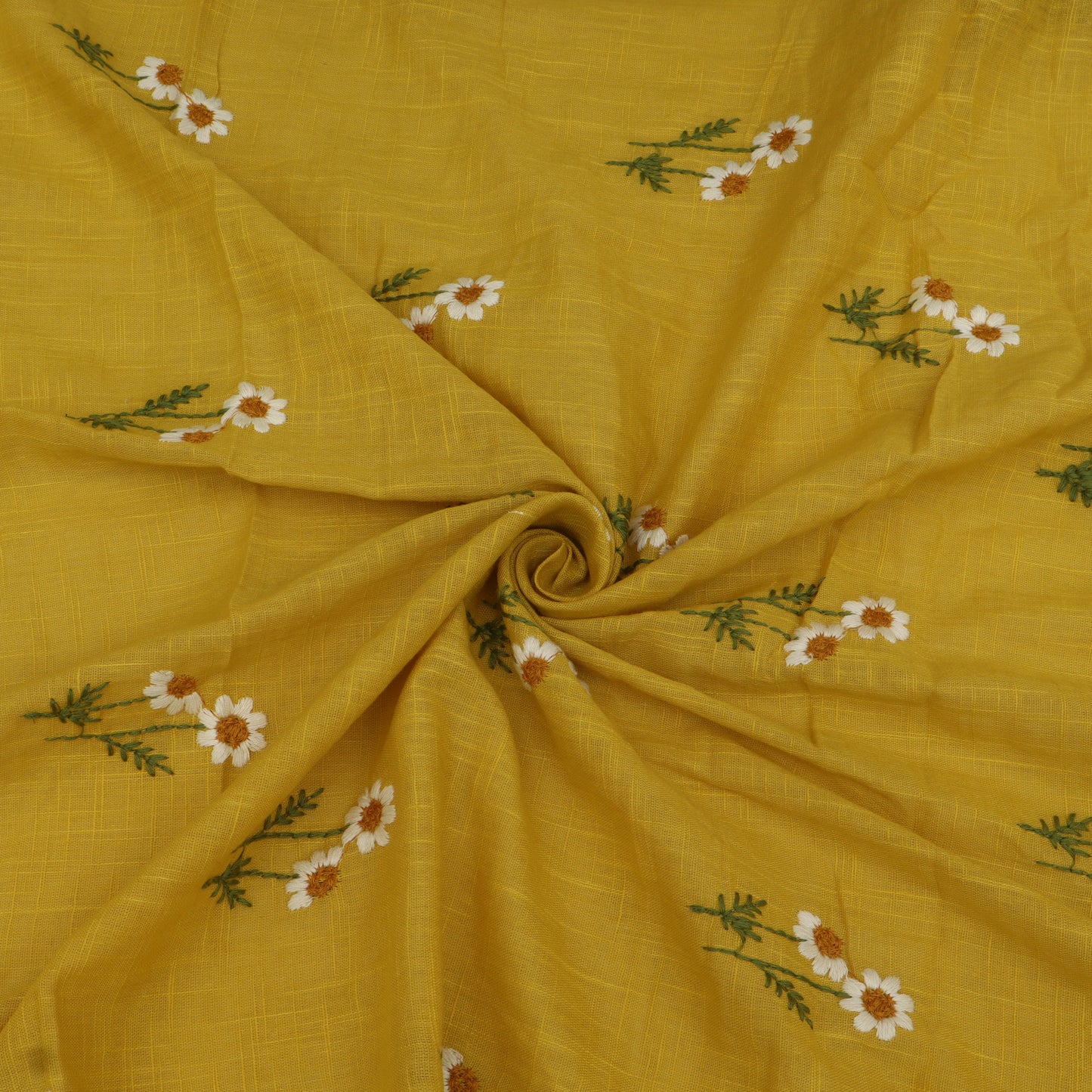 Cotton Linen Embroidery Fabric