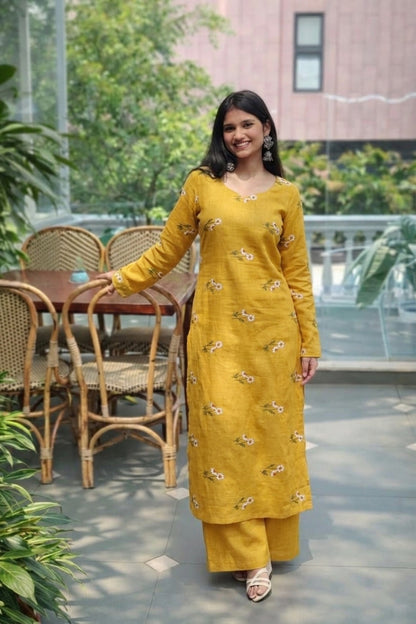 Cotton Linen Embroidery Fabric