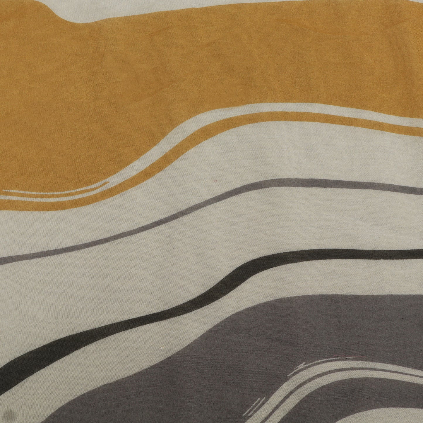 Multicolor Satin Organza Print Fabric