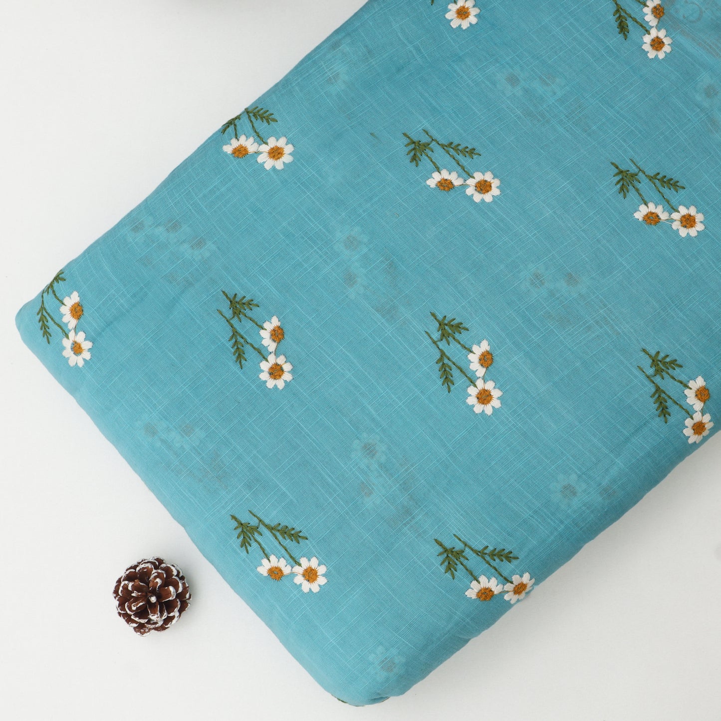 Cotton Linen Embroidery Fabric