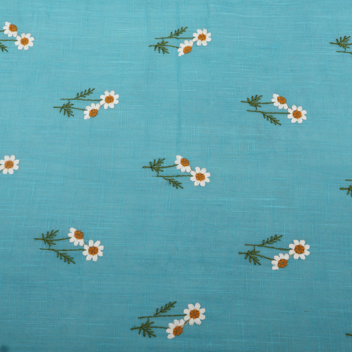 Cotton Linen Embroidery Fabric