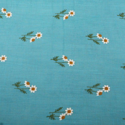 Cotton Linen Embroidery Fabric
