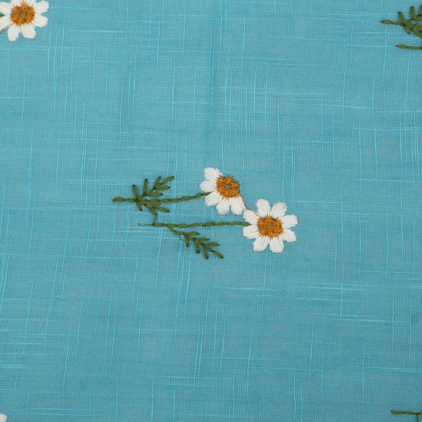Cotton Linen Embroidery Fabric