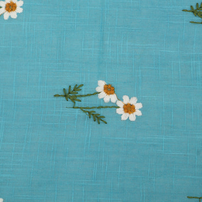 Cotton Linen Embroidery Fabric