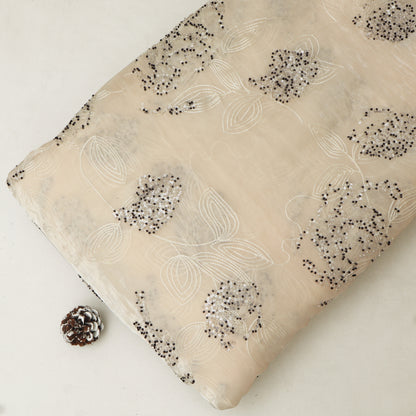 Satin Organza Embroidery Fabric