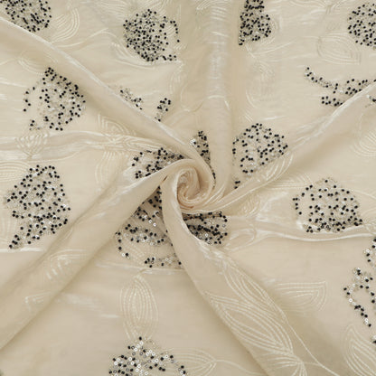 Satin Organza Embroidery Fabric