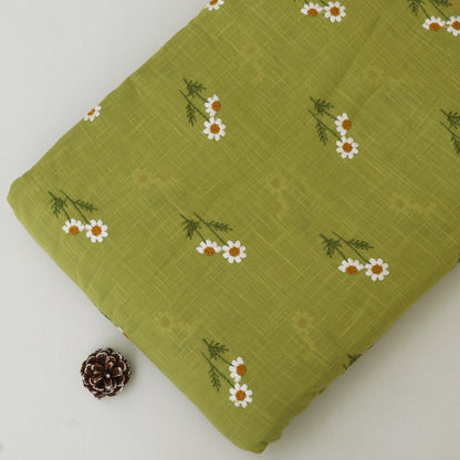 Cotton Linen Embroidery Fabric