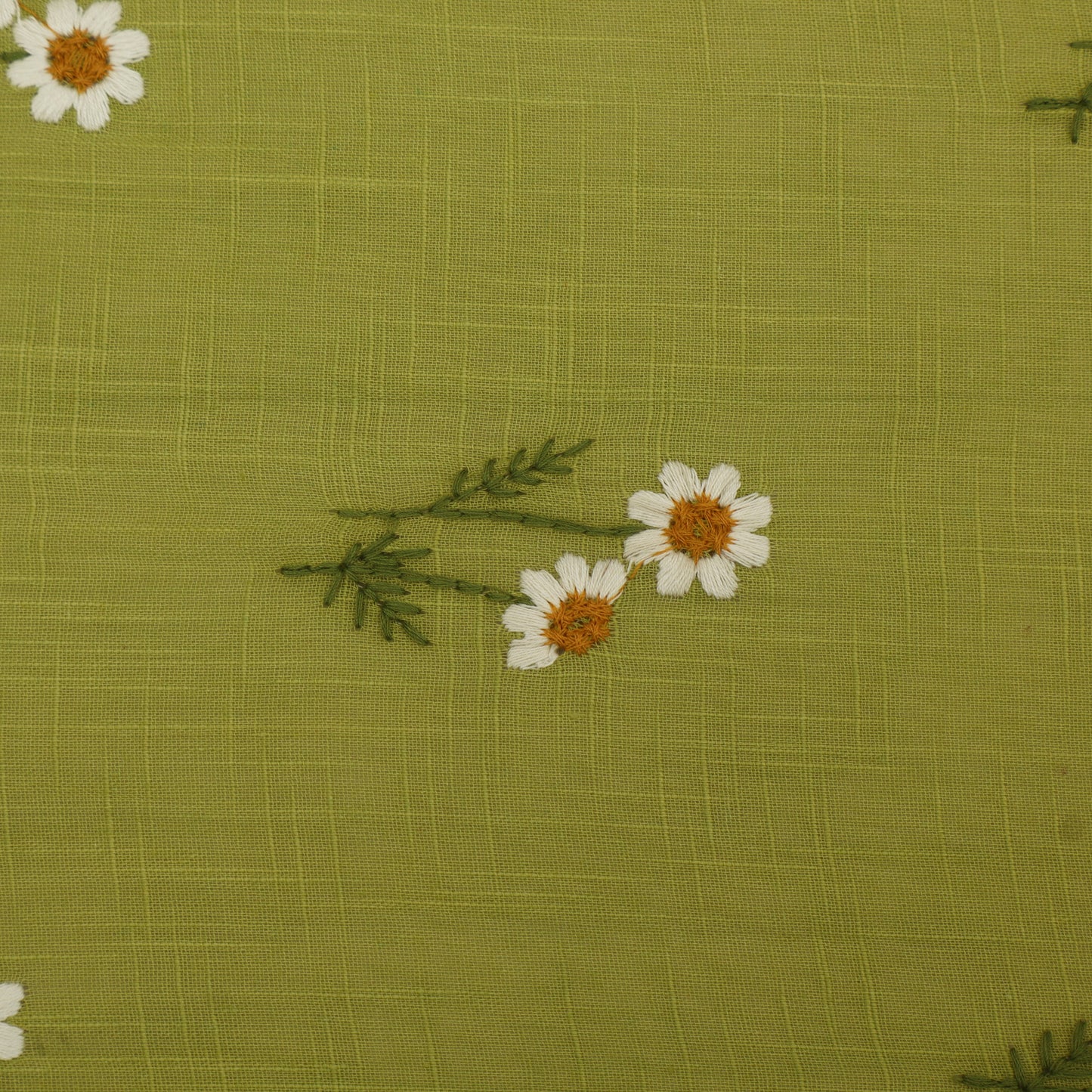 Cotton Linen Embroidery Fabric
