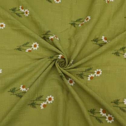 Cotton Linen Embroidery Fabric