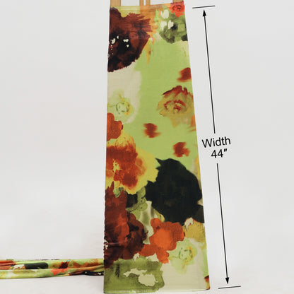 Multi-Color Velvet Print Fabric