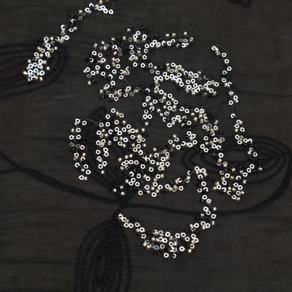 Satin Organza Embroidery Fabric