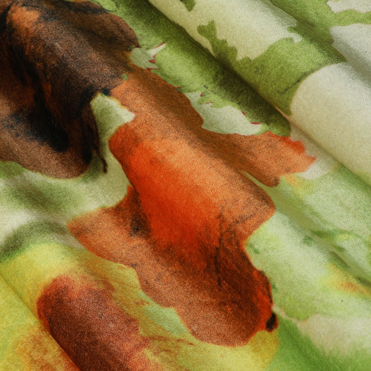 Multi-Color Velvet Print Fabric