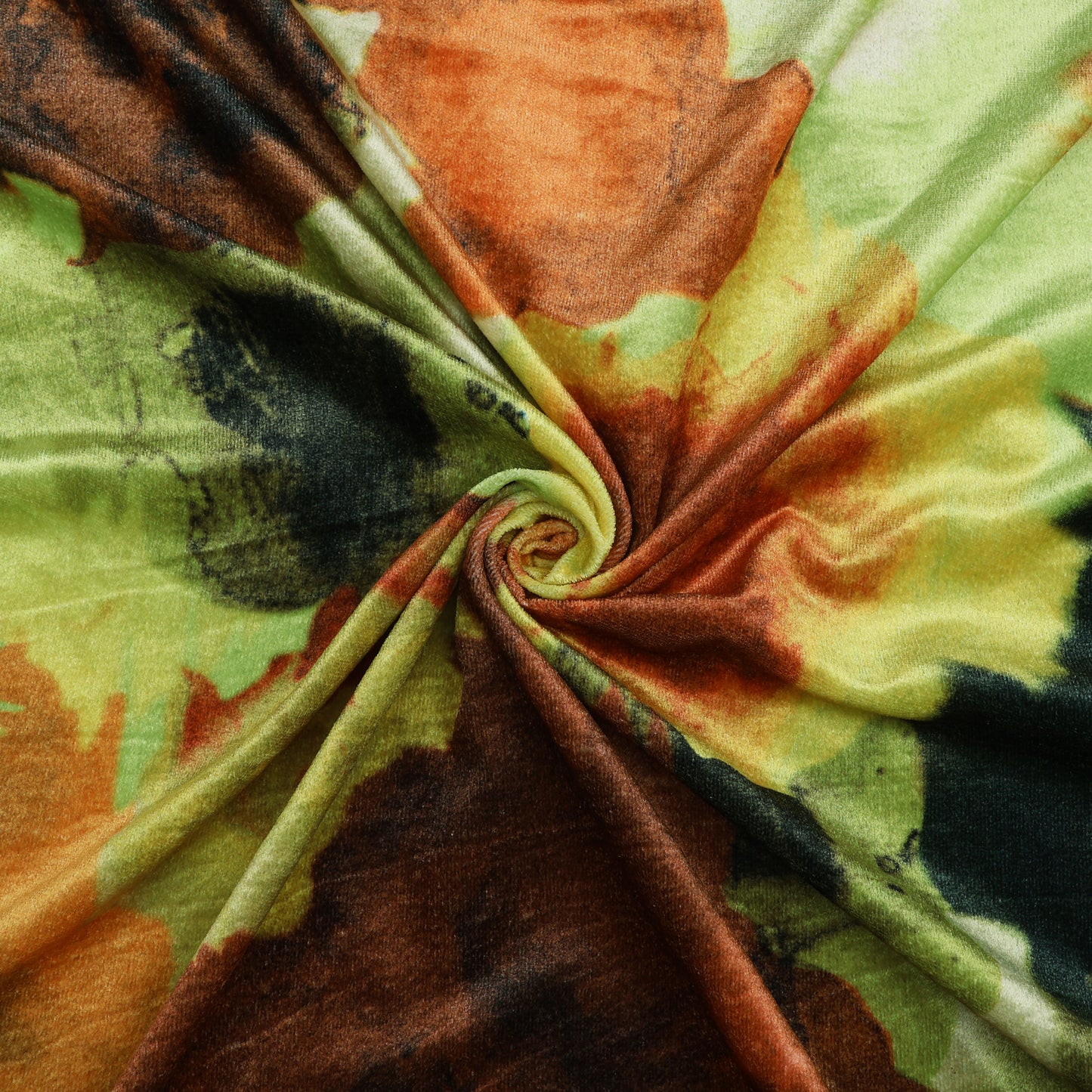 Multi-Color Velvet Print Fabric