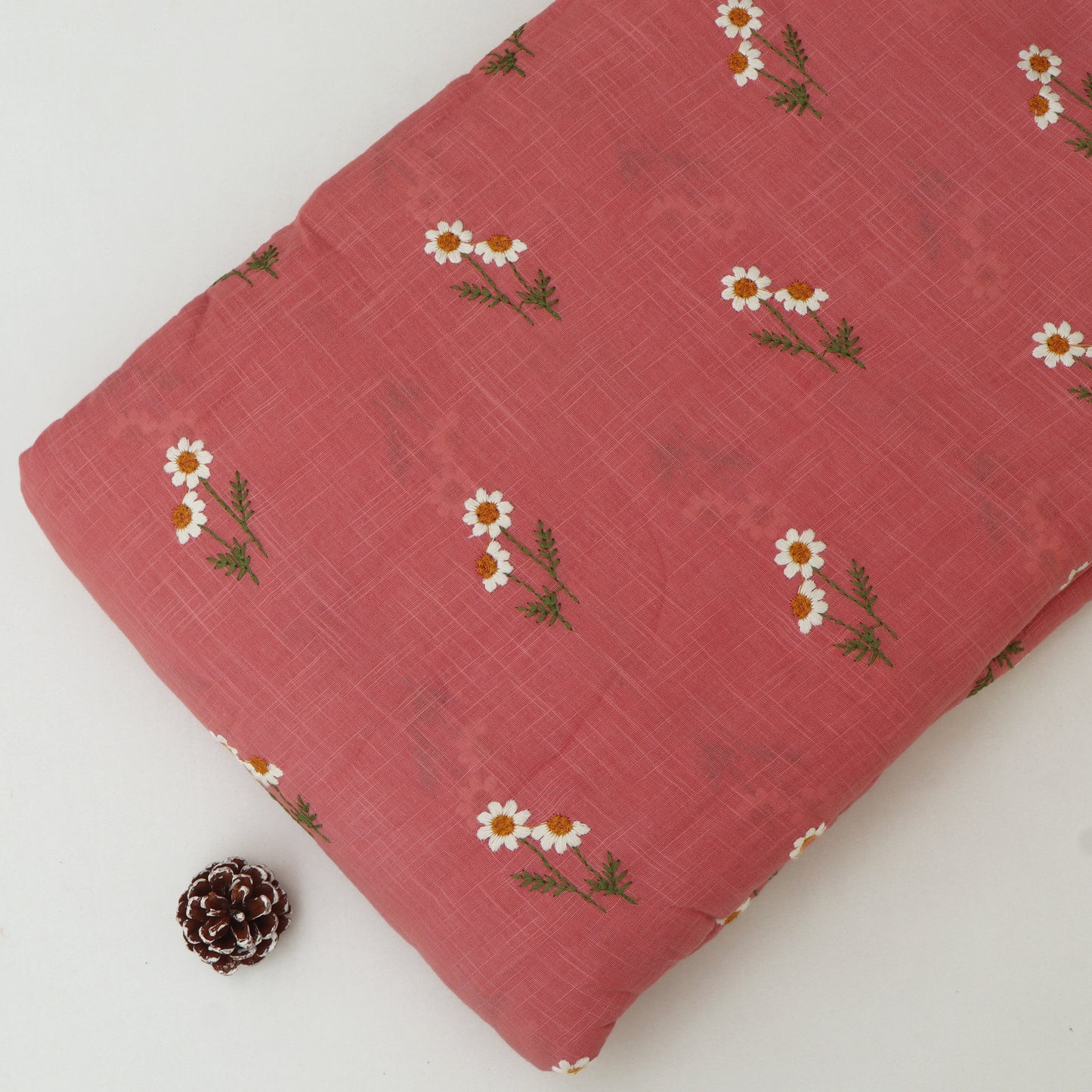 Cotton Linen Embroidery Fabric