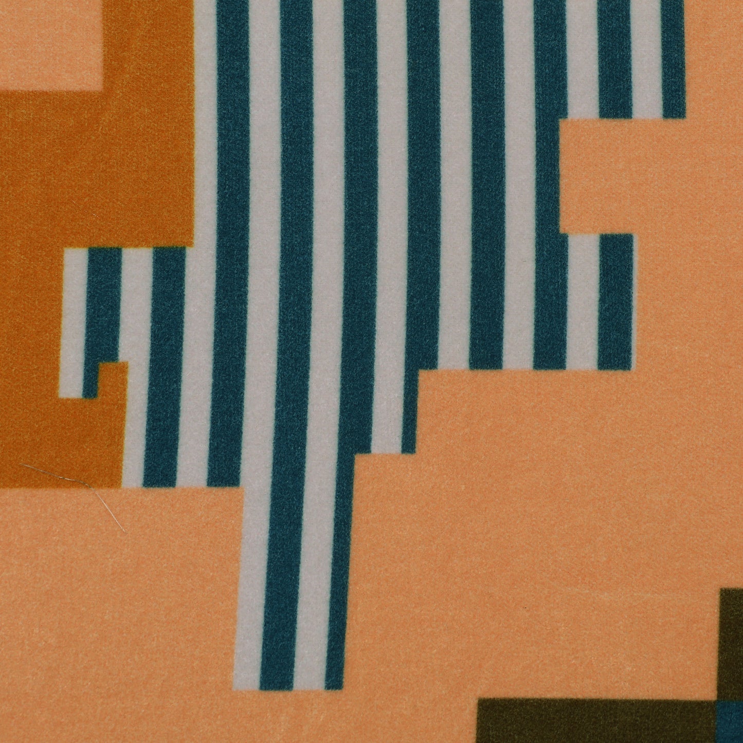 Geometric Abstract Velvet Print Fabric