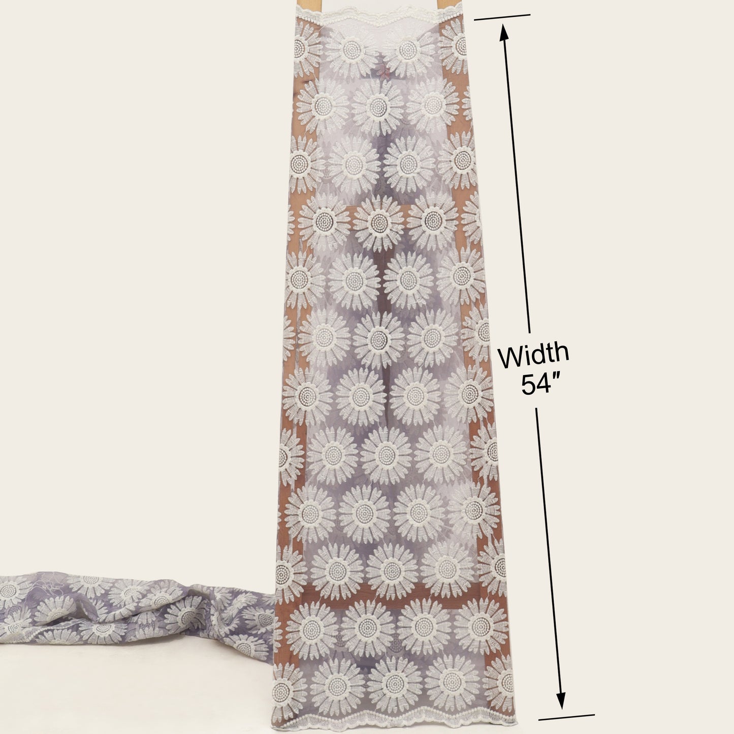 Organza Embroidery Fabric