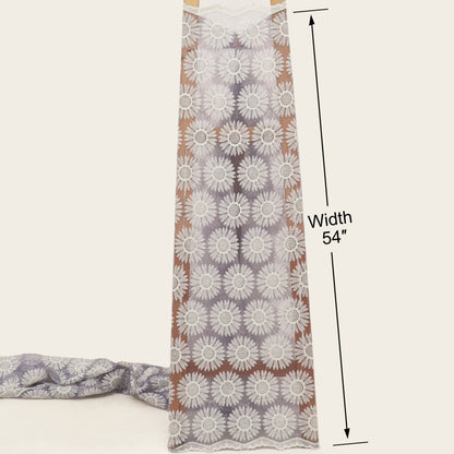 Organza Embroidery Fabric