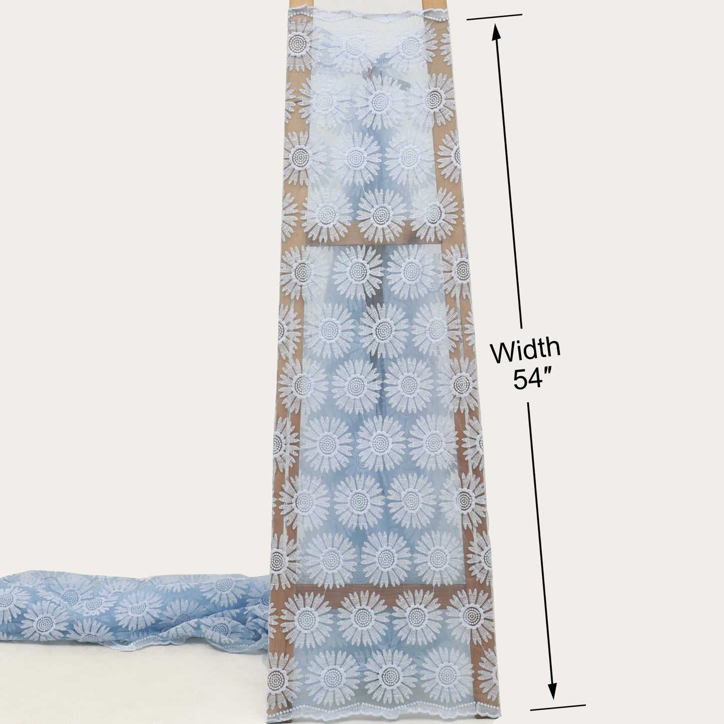 Organza Embroidery Fabric