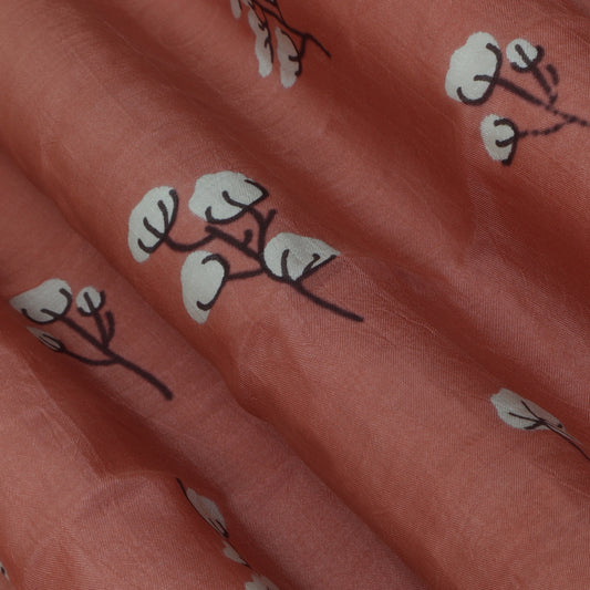 Colored Muslin Print Fabric